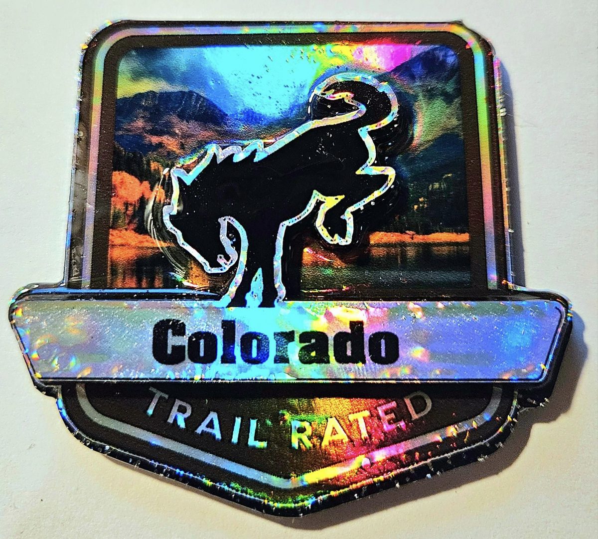 Colorado Trail Rated Bronco Medallion