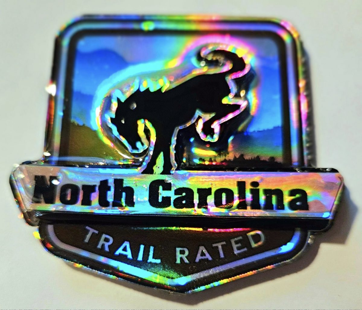 North Carolina Trail Rated Bronco Medallion