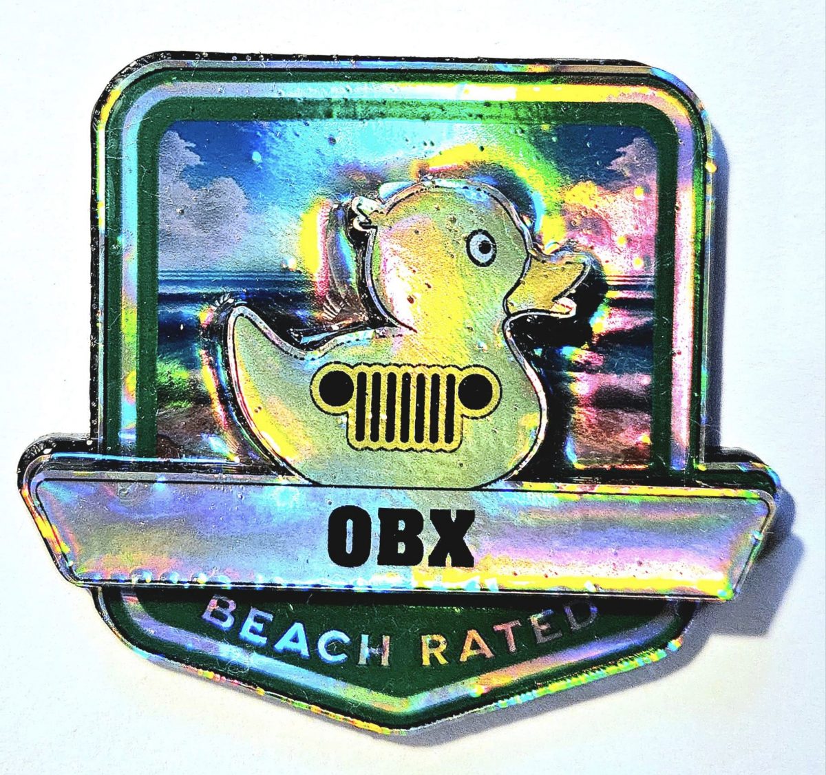 OBX Beach Rated Jeep Medallion