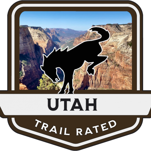 Utah Trail Rated Bronco Medallion