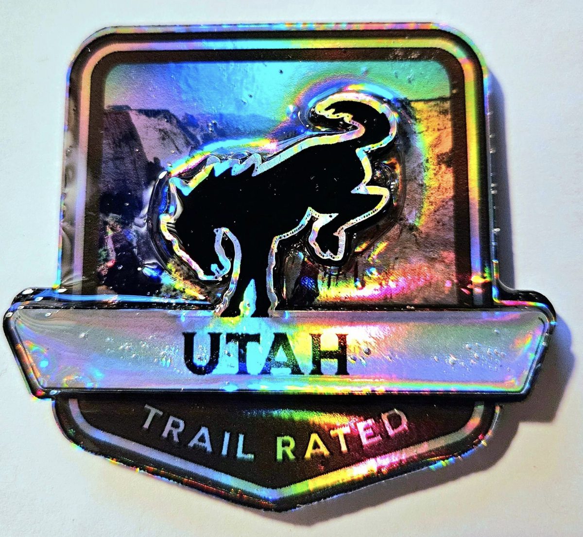 Utah Trail Rated Bronco Medallion