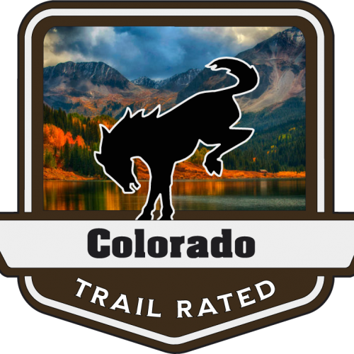 Colorado Trail Rated Bronco Medallion