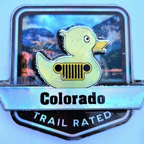 Colorado Jeep Trail Rated Medallion/Badge