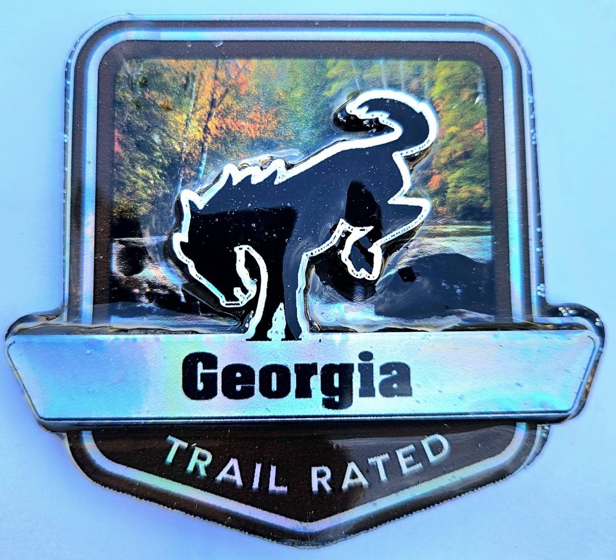 Georgia Bronco Trail Rated Medallion