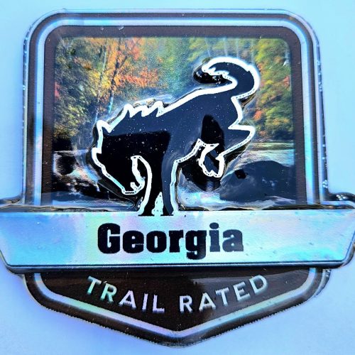 Georgia Bronco Trail Rated Medallion