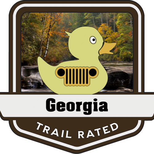 Georgia Trail Rated Jeep/Duck Medallion