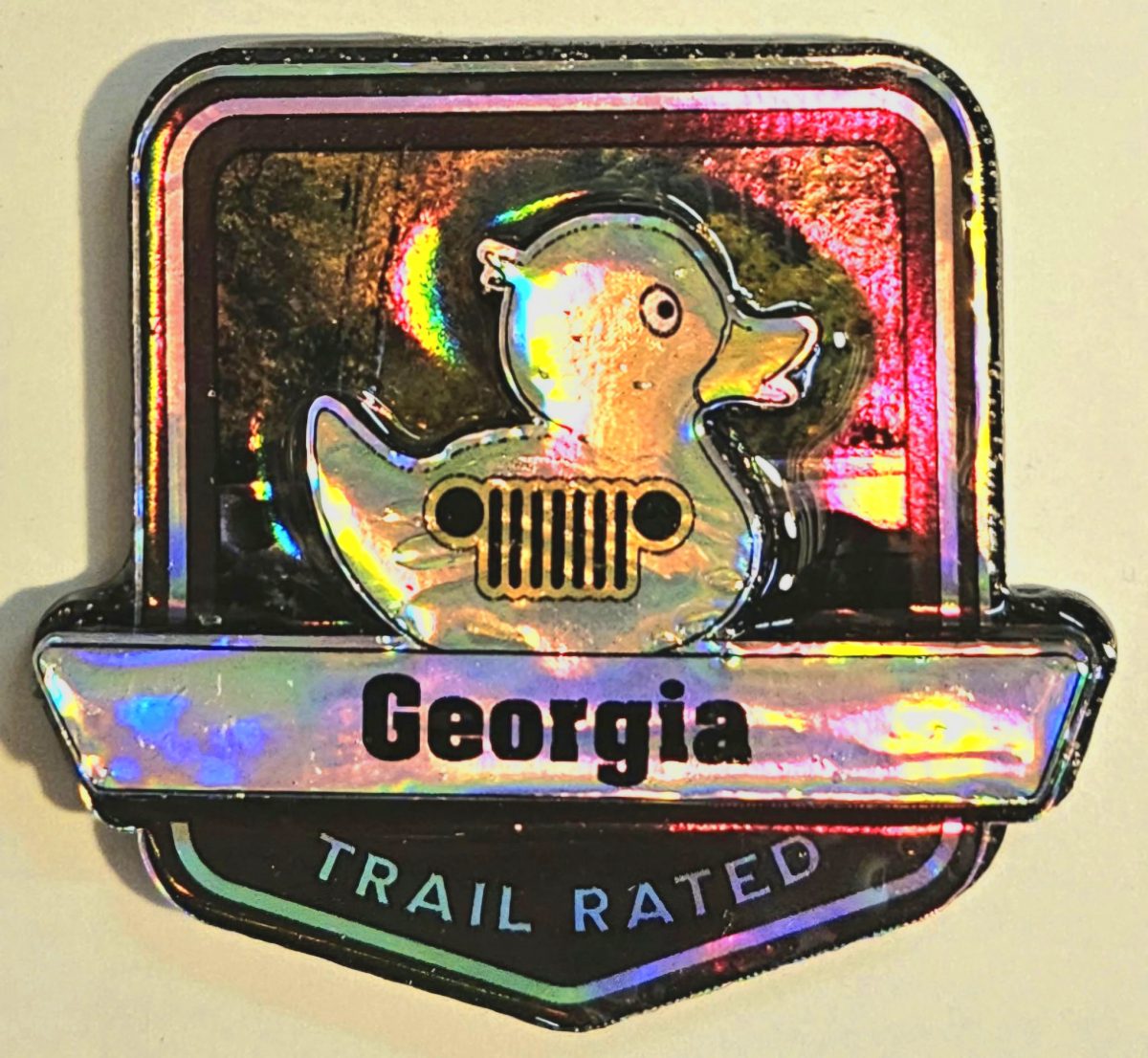 Georgia Trail Rated Jeep Medallion/Badge