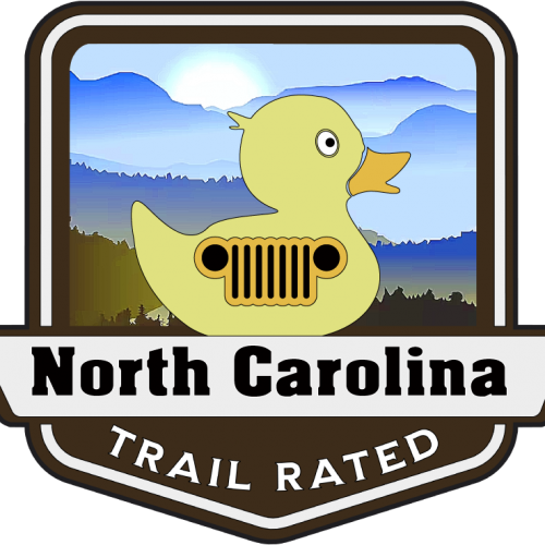 North Carolina Trail Rated Jeep/Duck Medallion