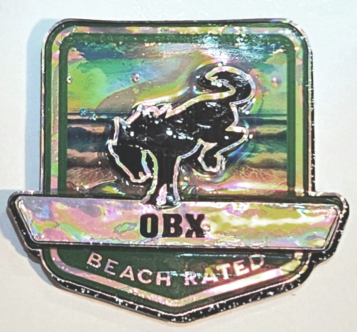 Outer Banks (OBX) Beach Rated Bronco Medallion/Badge