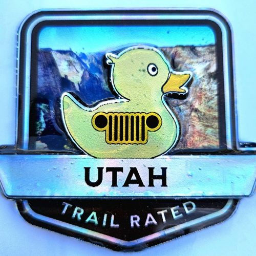 Utah Jeep Trail Rated Medallion/Badge