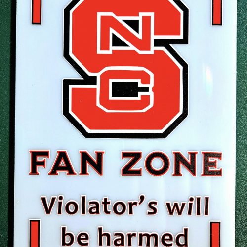 NCST FanZone Garden Sign