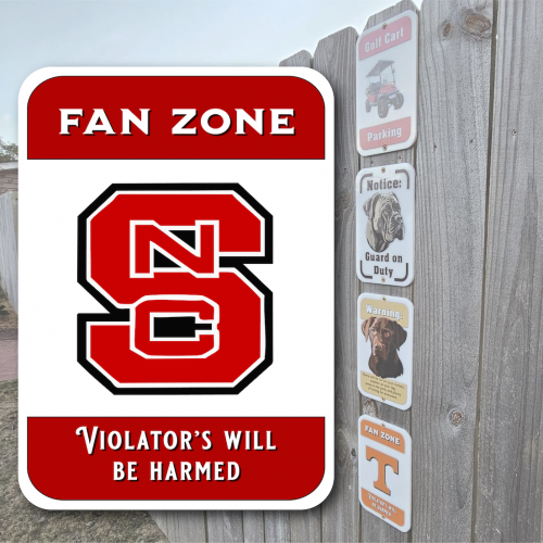 NCST FanZone Garden Sign