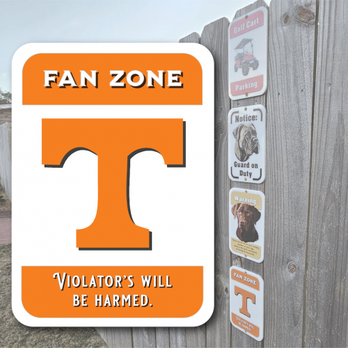 Tennessee Vols FanZone sign