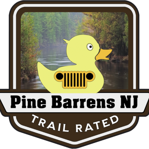 Pine Barrens NJ Trail Rated Jeep Badge/Medallion