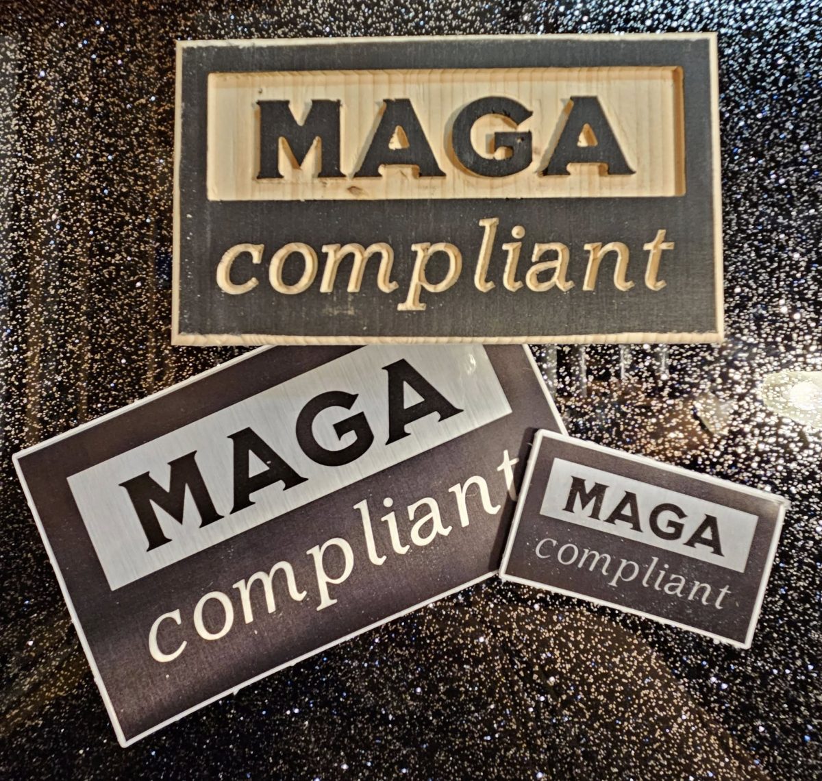 MAGA Compliant Placard Decal Set