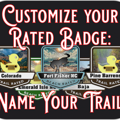 Trail Rated Medallion CUSTOM